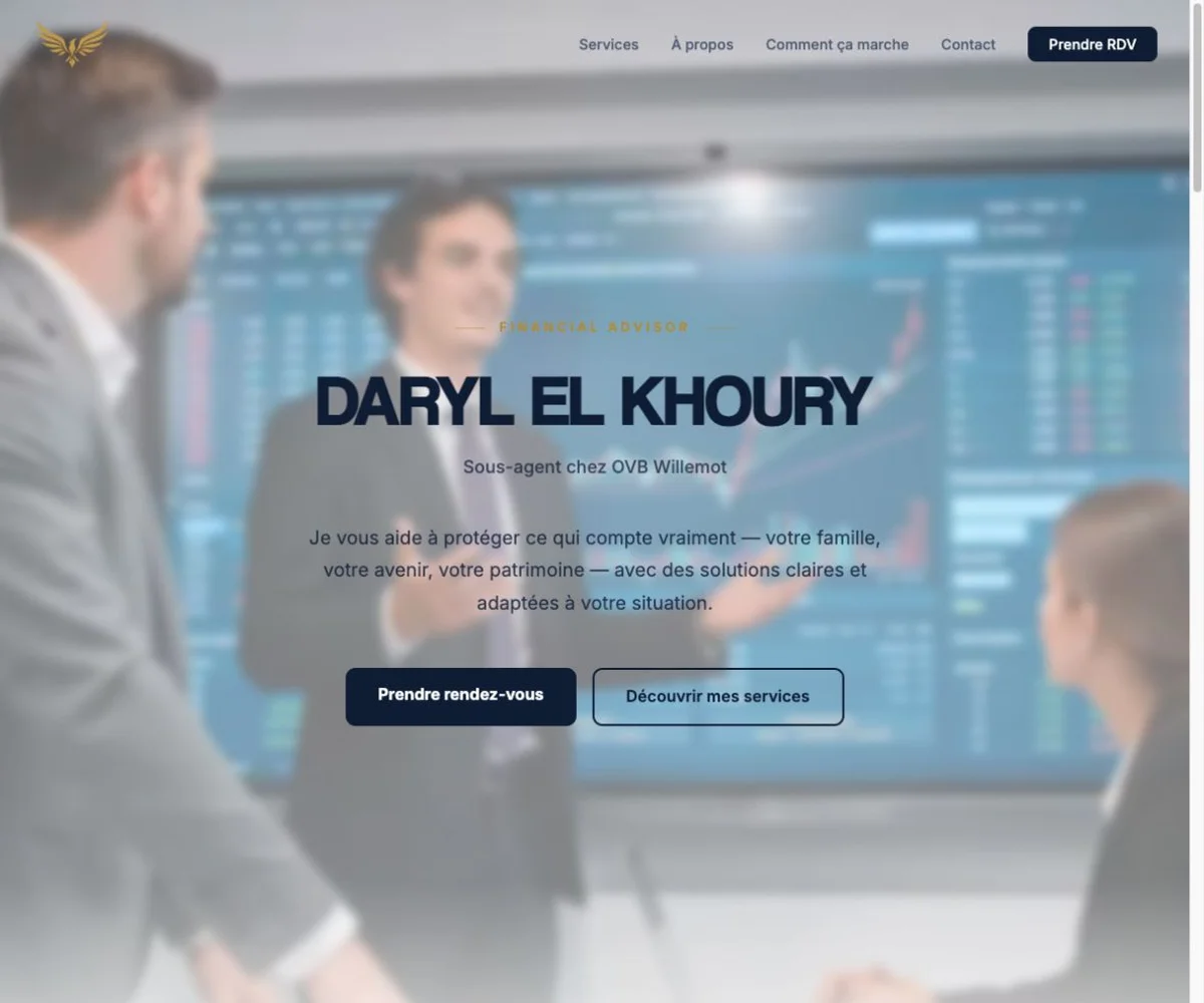 Aperçu du site Daryl El Khoury