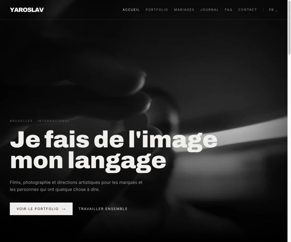 Aperçu du site Yaroslav Kurtichan