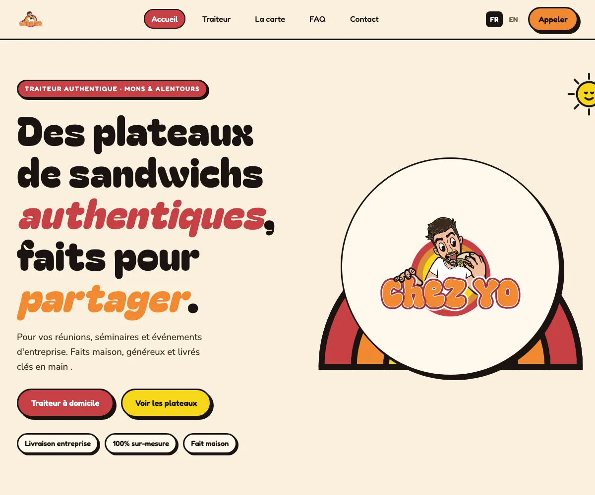 Aperçu du site Chez Yo